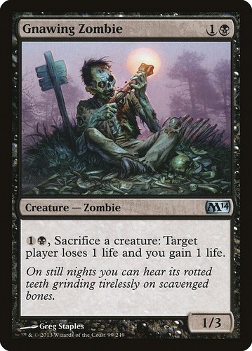 Gnawing zombie magic - zombie,