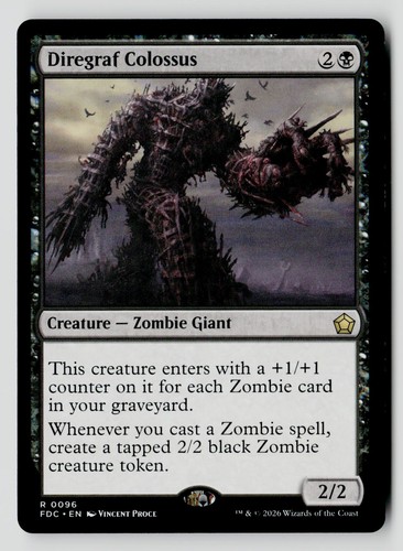 Diregraf colossus rare fdc - colossus,