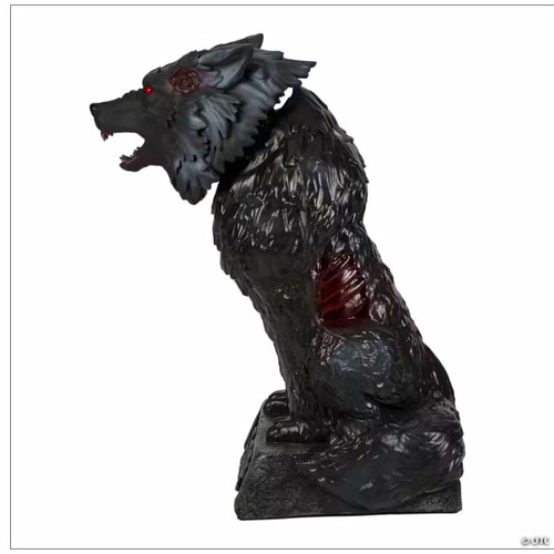 Animated zombie wolf - animated,