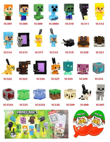 Kinder joy minecraft figuren - minecraft,