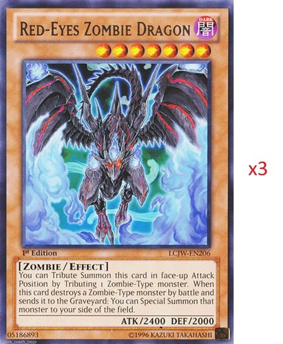 Red eyes zombie dragon - zombie,