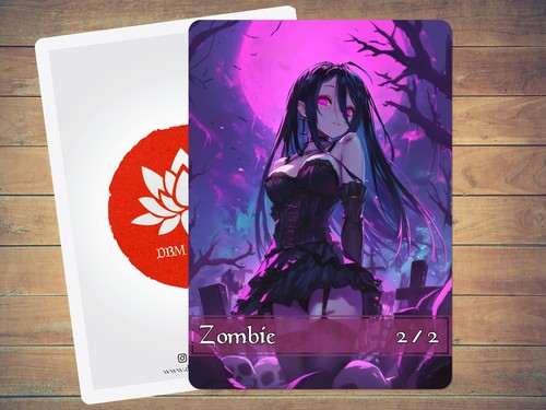 Zombie mtg token custom - mtg, |