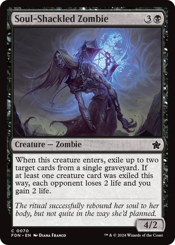 Magic soul shackled zombie fdn - zombie,