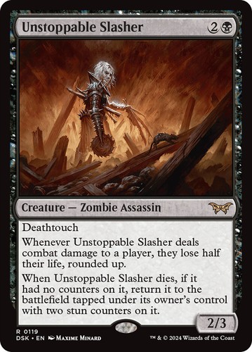 Mtg unstoppable slasher - unstoppable,