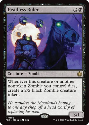 Headless rider mtg - rider, r