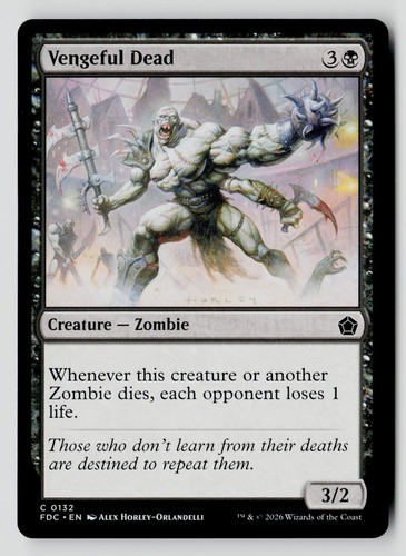 Vengeful dead 132 common - vengeful,