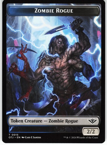 Zombie rogue token outlaws - zombie, t