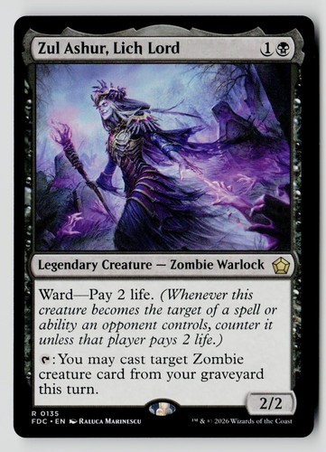 Zul ashur lich lord - lich, rare