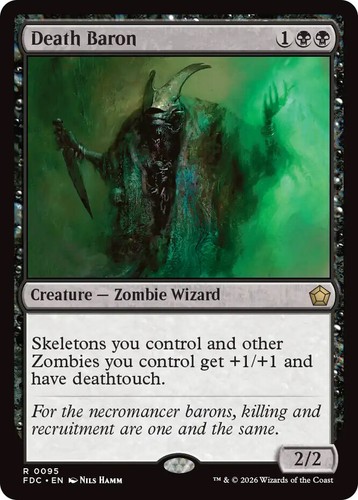 Death baron mtg - x1,