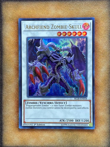 Yugioh archfiend zombie skull - archfiend, zombie-skull