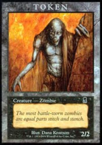 Zombie token moderate - zombie,