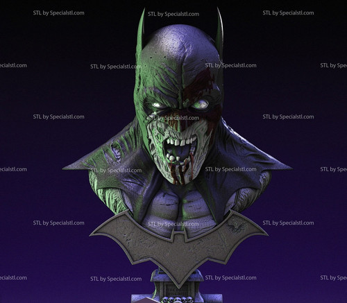 Batman zombie bust - batman, comics