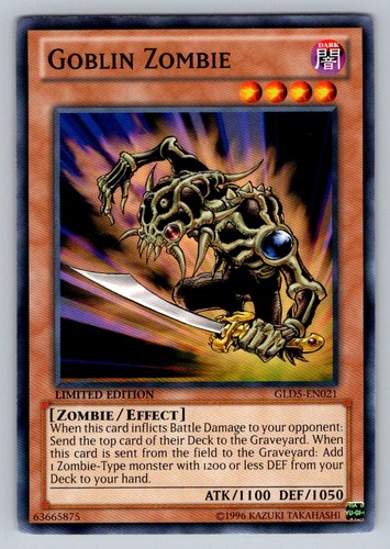 Goblin zombie limited - yu-gi-oh,