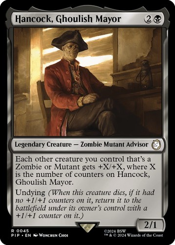 Hancock ghoulish mayor - ghoulish, (