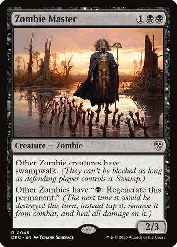 Mtg zombie master aetherdrift - zombie,