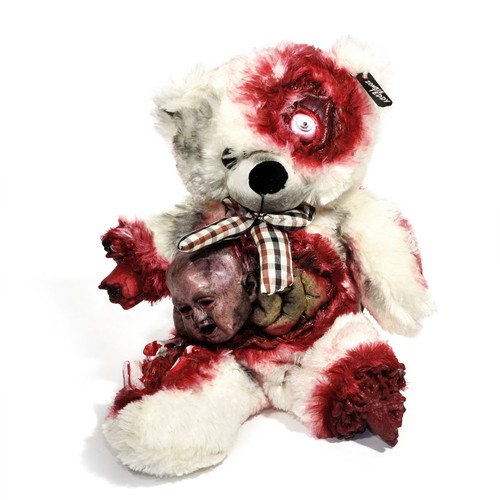Zombie teddybär plüschtier - zombie,