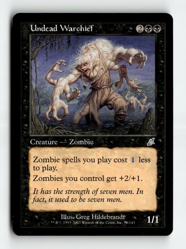 Undead warchief mtg - en, scourge