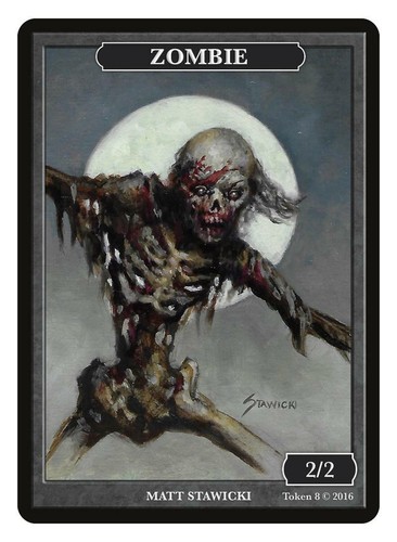 Zombie token artist - zombie, 2/2