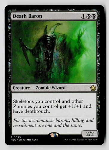 Death baron rare fdc mtg - death,