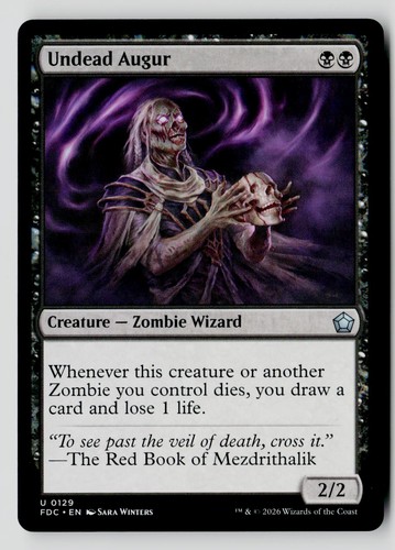 Undead augur 129 uncommon - undead,