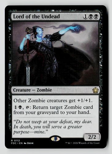 Lord the undead 112 rare - undead,