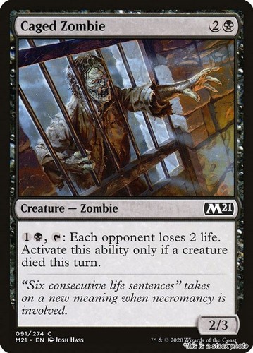 Caged zombie m21 91 - zombie, 91]