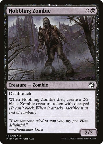 Hobbling zombie - hobbling,