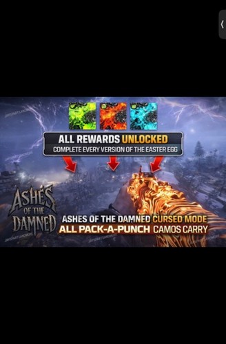 Black ops zombies ashes all - black,