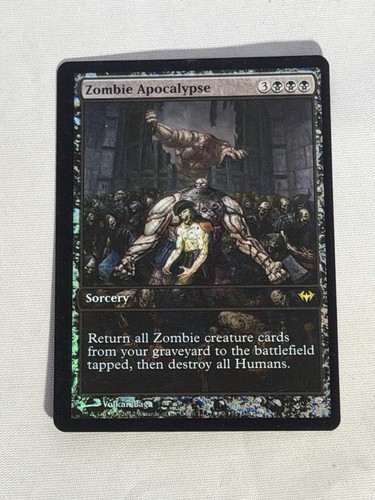 Mtg foil zombie - foil, apocalypse